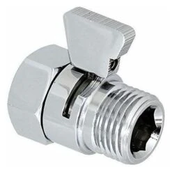 Brass Plunger Shower/Hand Shower/Bidet Stop Valve Flow Control Universal Replacement Part