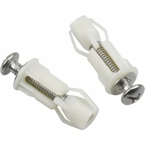 Toilet Lid Expansion Screws Toilet Lid Fastener Toilet Seat Screws Fixing Set Toilet Lid Replacement Parts - Image 2