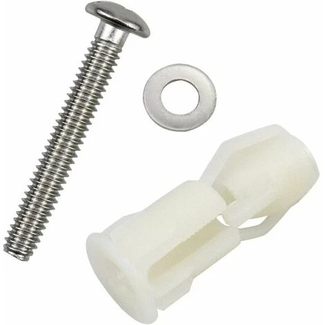 Toilet Lid Expansion Screws Toilet Lid Fastener Toilet Seat Screws Fixing Set Toilet Lid Replacement Parts - Image 3