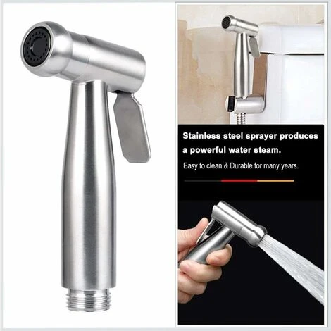Bidet Toilet Sprayer/stainless Steel Handheld Sprayer With Hook, Easy To Install, For Personal Hygiene And Basin Toilet Sprayer - Image 2