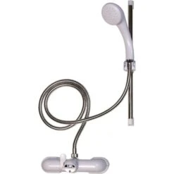 Croydex Bath Shower Mixer Set, Silver