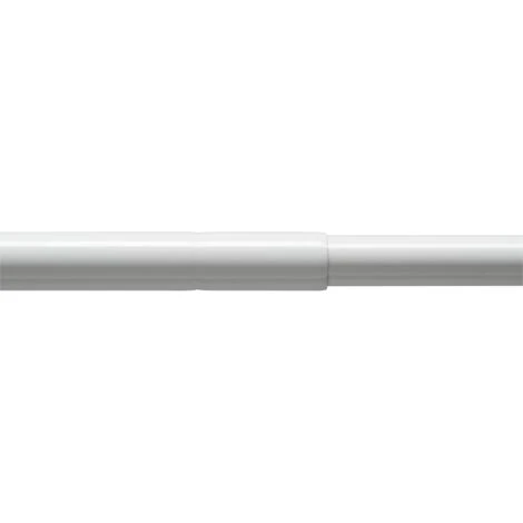 Croydex Stick N Lock Short Shower Curtain Rod, White - Image 2