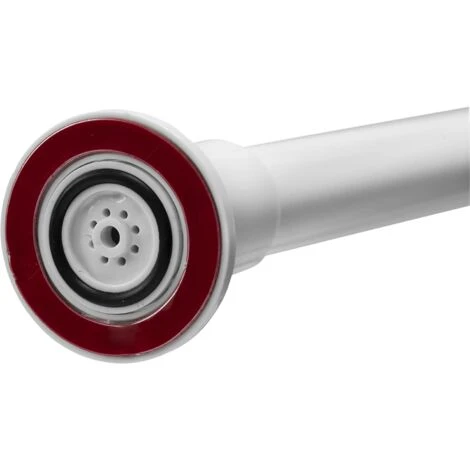 Croydex Stick N Lock Short Shower Curtain Rod, White - Image 3
