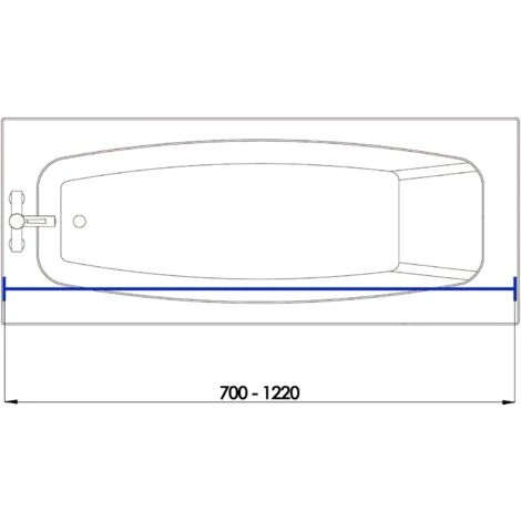 Croydex Stick N Lock Short Shower Curtain Rod, White - Image 5