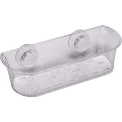 Croydex Press 'N' Lock Suction Fix Long Basket