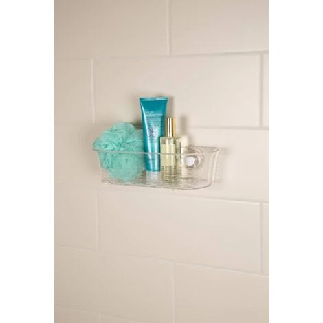 Croydex Press 'N' Lock Suction Fix Long Basket - Image 5