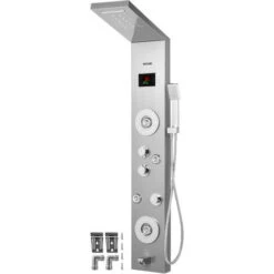 Thermostaic Shower Panel Column Tower LED Waterfall Massage System Body Jet
