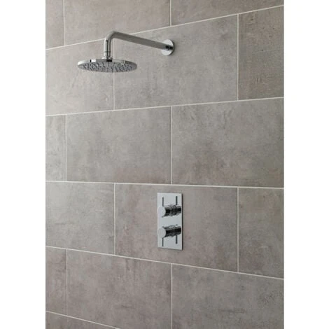 Nuie Quest Twin Thermostatic Shower Valve With Diverter - QUEV52 - Image 5
