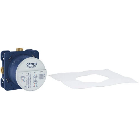 Grohe Rapido SmartBox Universal Concealed Body 1/2" , 3 Outlets (35604000) - Image 3