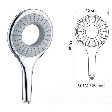 Rainshower Icon Hand Shower, Pull Out Shower Head, Silver, Chrome