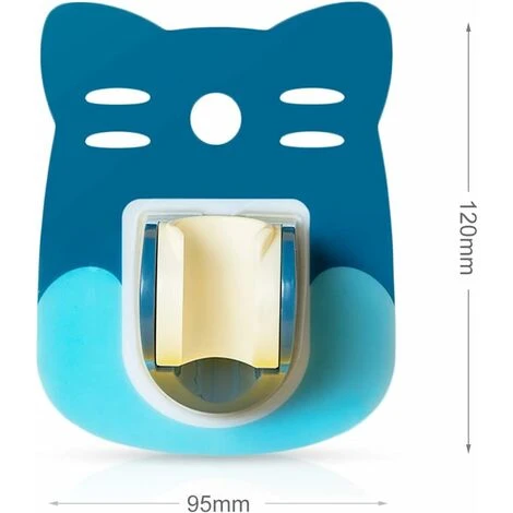 Shower Holder, Wall Mounted Hand Shower Holder, 2 PCS Color Cartoon Self Adhesive Waterproof Shower Wall Holder, Adjustable Handheld Shower Head Wall Holder - Image 2