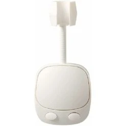 360 Degree Rotating Bathroom Shower Head Holder Punch-free Adjustable Suction Cup Mount Bracket Shower Holder White