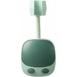 360 Degree Rotating Bathroom Shower Head Holder Punch-free Adjustable Suction Cup Mount Bracket Shower Holder Green