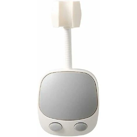 360 Degree Rotating Bathroom Shower Head Holder Punch-free Adjustable Suction Cup Mount Bracket Shower Holder Gray