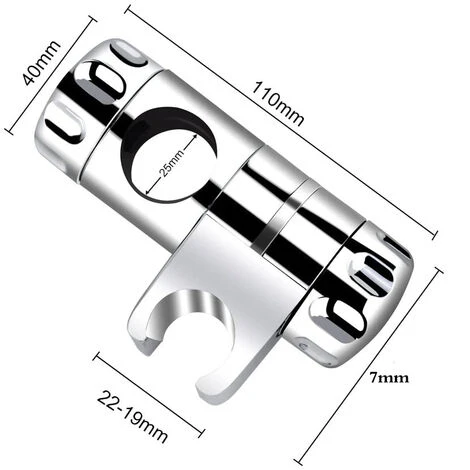 Adjustable Removable Shower Wall Mount Shower Head Holder - Image 3