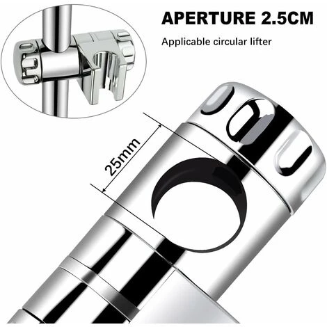 Adjustable Removable Shower Wall Mount Shower Head Holder - Image 4