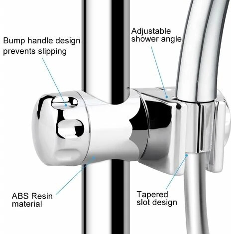 Adjustable Removable Shower Wall Mount Shower Head Holder - Image 5