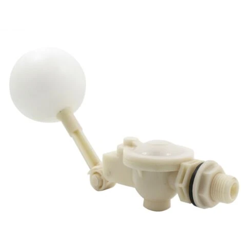 2PCS Float Valve With Adjustable Arm, Differential Pressure Float Valve, 1/2 Float Valve For Water Basin,,Tank Mount Float Ball Valve, Cattle Trough (1/2 Inch) - Image 2
