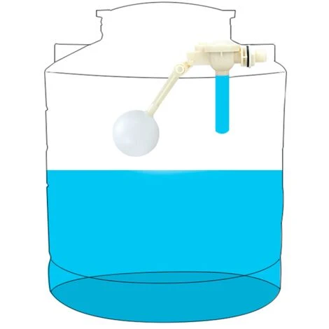 2PCS Float Valve With Adjustable Arm, Differential Pressure Float Valve, 1/2 Float Valve For Water Basin,,Tank Mount Float Ball Valve, Cattle Trough (1/2 Inch) - Image 4