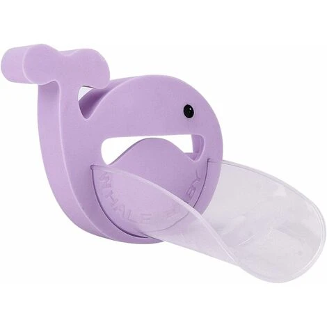 Eco-Friendly Cute Faucet Extender, 3 Colors Baby Faucet Extender, Kids Baby Toddler Kids Hand Wash Faucet Accessory(purple)