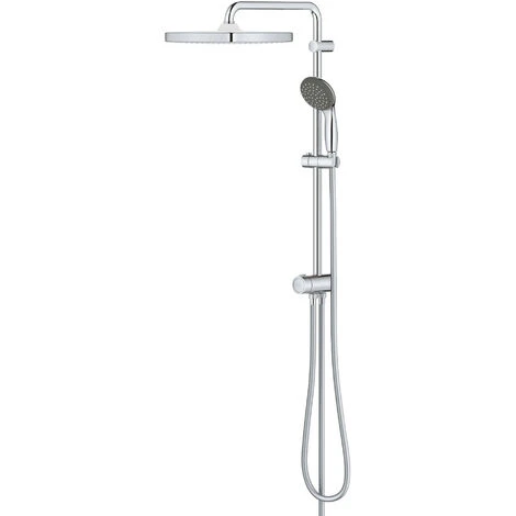 Grohe Vitalio Start System 250 Cube Flex Shower Column With Manual Diverter, Chrome (26698000) - Image 3