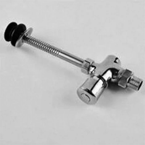 Flush Urinal, Automatic Detector Toilet Flush Valve With Iron Button Pressure Urinal Flush Manual Delay - Image 3