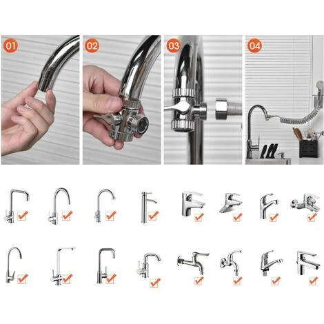 3 Way Shower Diverter Valve Diverter Valve Replacement Shower Adapter Faucet Valve For Kitchen Or Bathroom - Image 3