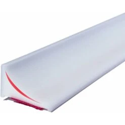 100CM Shower Stopper For Frameless Door, Silicone Water Barrier Shower Threshold, Self-adhesive Strip Bathroom And Kitchen Dam Protection, White