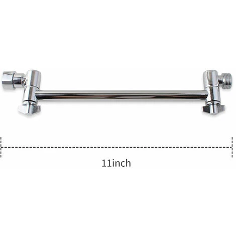 Shower Arm Extension With Lock Joints 11 Inch Adjustable Height Angle Shower - Image 5