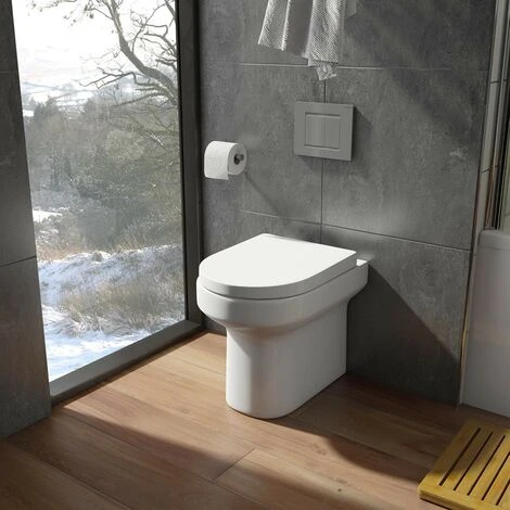 Orchard Wharfe Rimless Back To Wall Toilet And Wrapover Soft Close Toilet Seat - Image 2