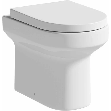 Orchard Wharfe Rimless Back To Wall Toilet And Wrapover Soft Close Toilet Seat - Image 4