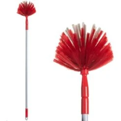 Telescopic Extendable Cobweb Dusting Duster Broom Brush Long Handle Cleaning
