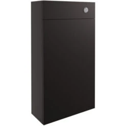 Signature Oslo Slim Back To Wall WC Toilet Unit 500mm Wide - Matt Graphite Grey