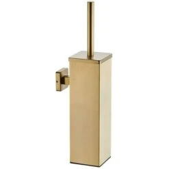 304 Stainless Steel Golden Wall Mounted Toilet Brush Holder
