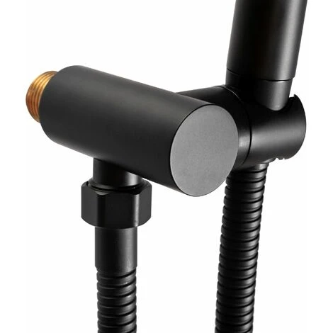 Concealed Thermostatic Shower Set Rea Lungo Miler Black + Box - Image 5