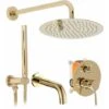 Concealed Shower Set Rea Lungo Gold + Box