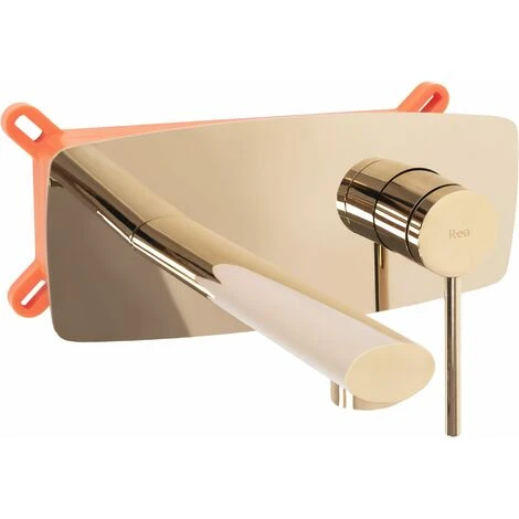 Concealed Basin Faucet Rea Oval Gold + Box