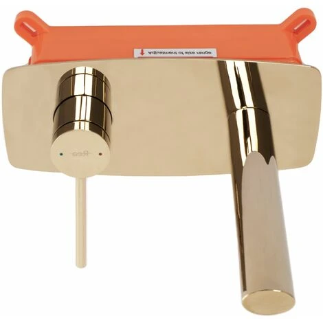 Concealed Basin Faucet Rea Oval Gold + Box - Image 2