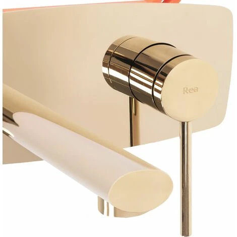 Concealed Basin Faucet Rea Oval Gold + Box - Image 3