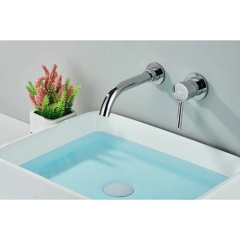 Concealed Basin Faucet Rea Lungo Long Chrome + Box - Image 2