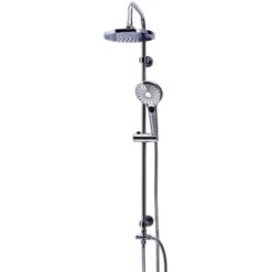 Rainshower Set With Massaging Showerhead Bahamas Chrome 91440 RIDDER