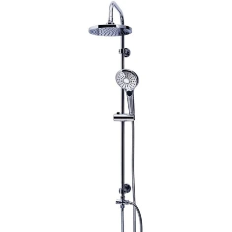 Rainshower Set With Massaging Showerhead Bahamas Chrome 91440 RIDDER