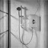 Triton Aspirante Electric Shower - Brushed Steel 9.5kW