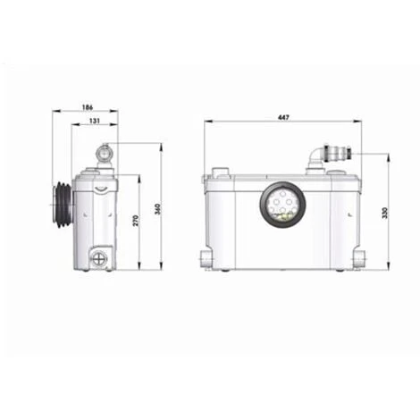 Saniflo Sanislim Macerator Pump- 1054/1 - Image 4