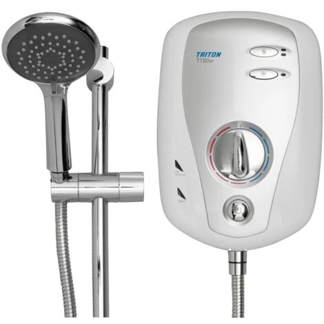 Triton T100xr Electric Shower 8.5kW White & Chrome - Image 4