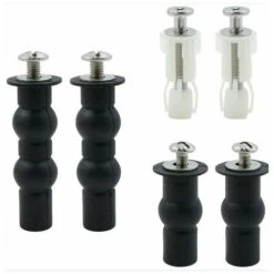 Toilet Lid Fixing Screws - 3 Pairs Toilet Seat Screws Universal Expansion Screws Toilet Seat Screw Accessories