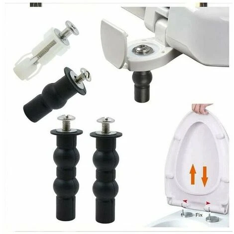 Toilet Lid Fixing Screws - 3 Pairs Toilet Seat Screws Universal Expansion Screws Toilet Seat Screw Accessories - Image 4