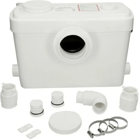 Flo-Force Ultra Sanitary Macerator Bath Sink Shower Waste Pump White 3 Inlets - Image 3