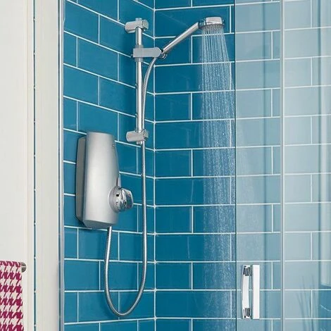 Aqualisa Aquastream Thermostatic Power Shower Satin Chrome - Image 3