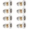 LITZEE Shower Door Roller, Sliding Door Wheels Shower Door Pulleys Replacement Wheel For 27mm Diameter Wheel Roller, 8 Pieces